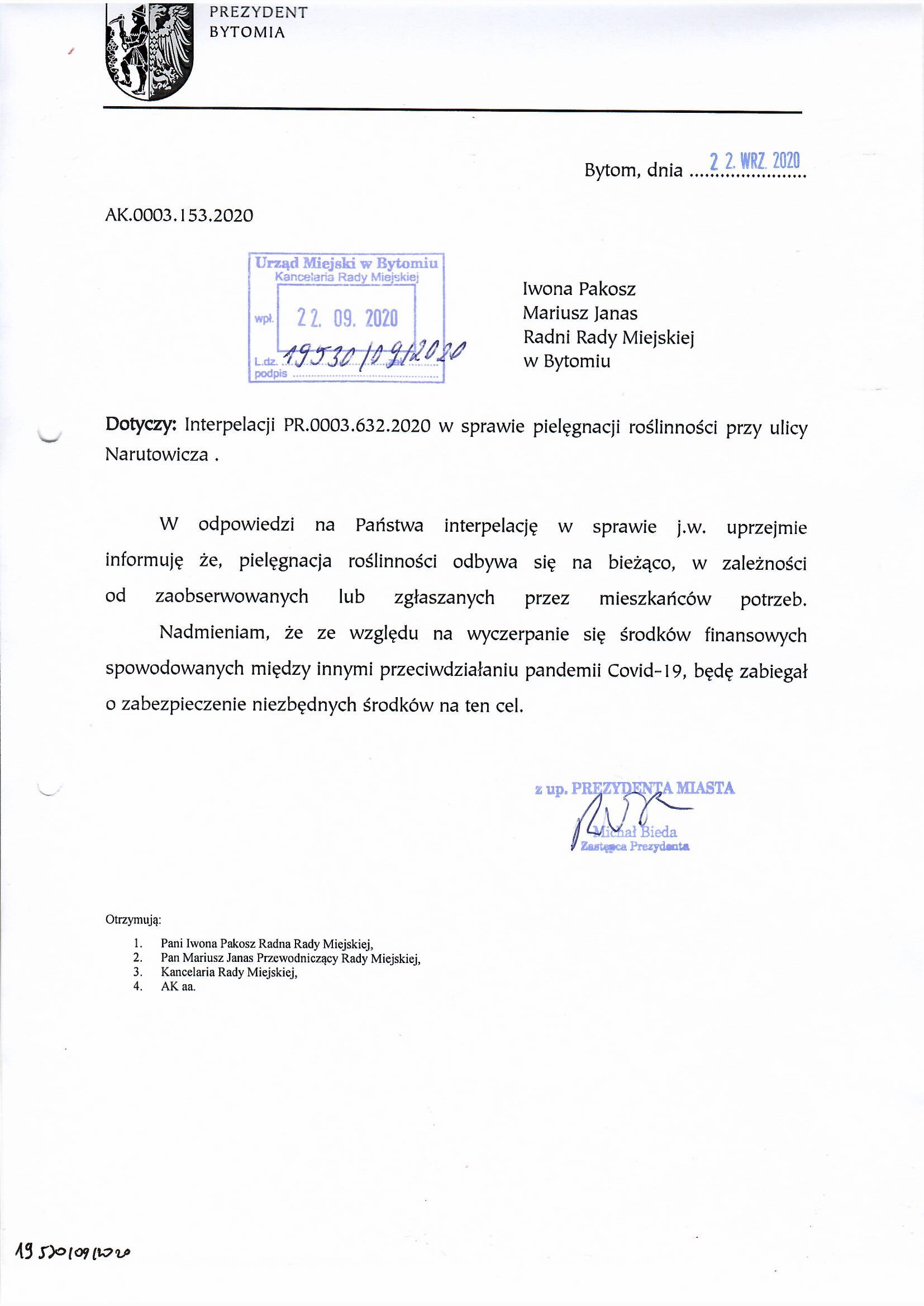 odp. roślinność narutowicza